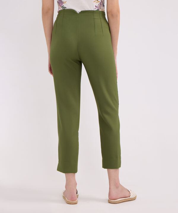Pantalon Tiro Alto Unicolor