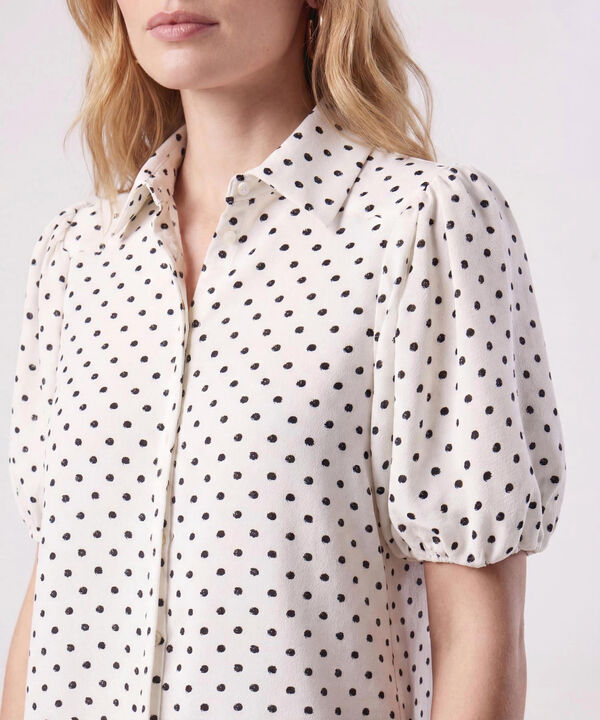 Camisa Manga Corta Globo