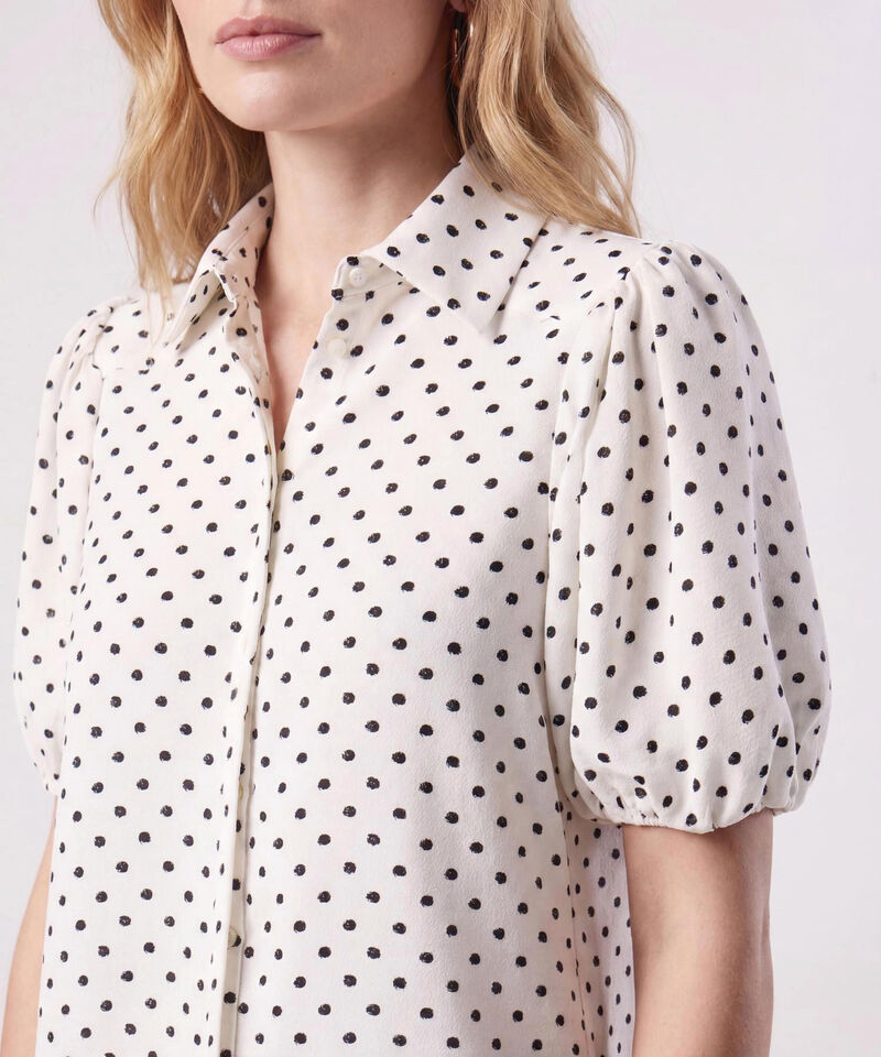 Camisa Manga Corta Globo