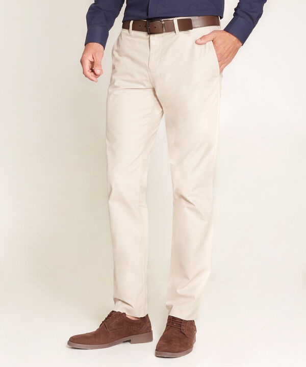 Pantal&oacute;n Chino Unicolor Para Hombre