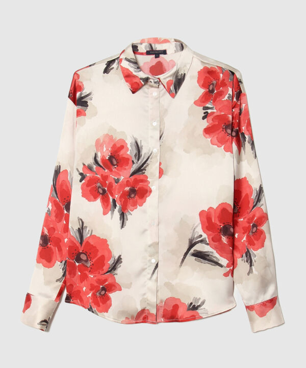 Camisa Estampada  Manga Larga