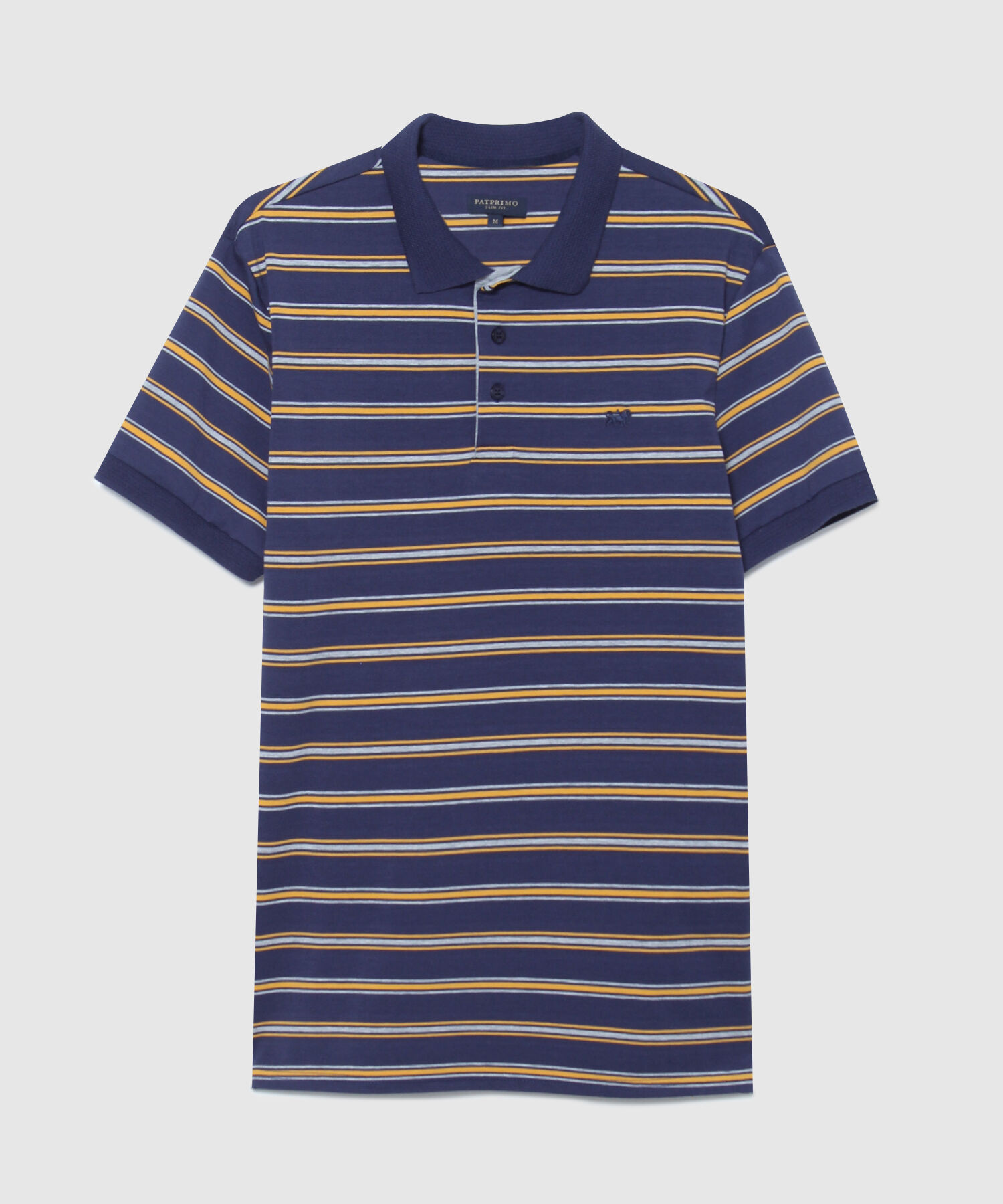 Polo Cuello Y Puños Tejidos