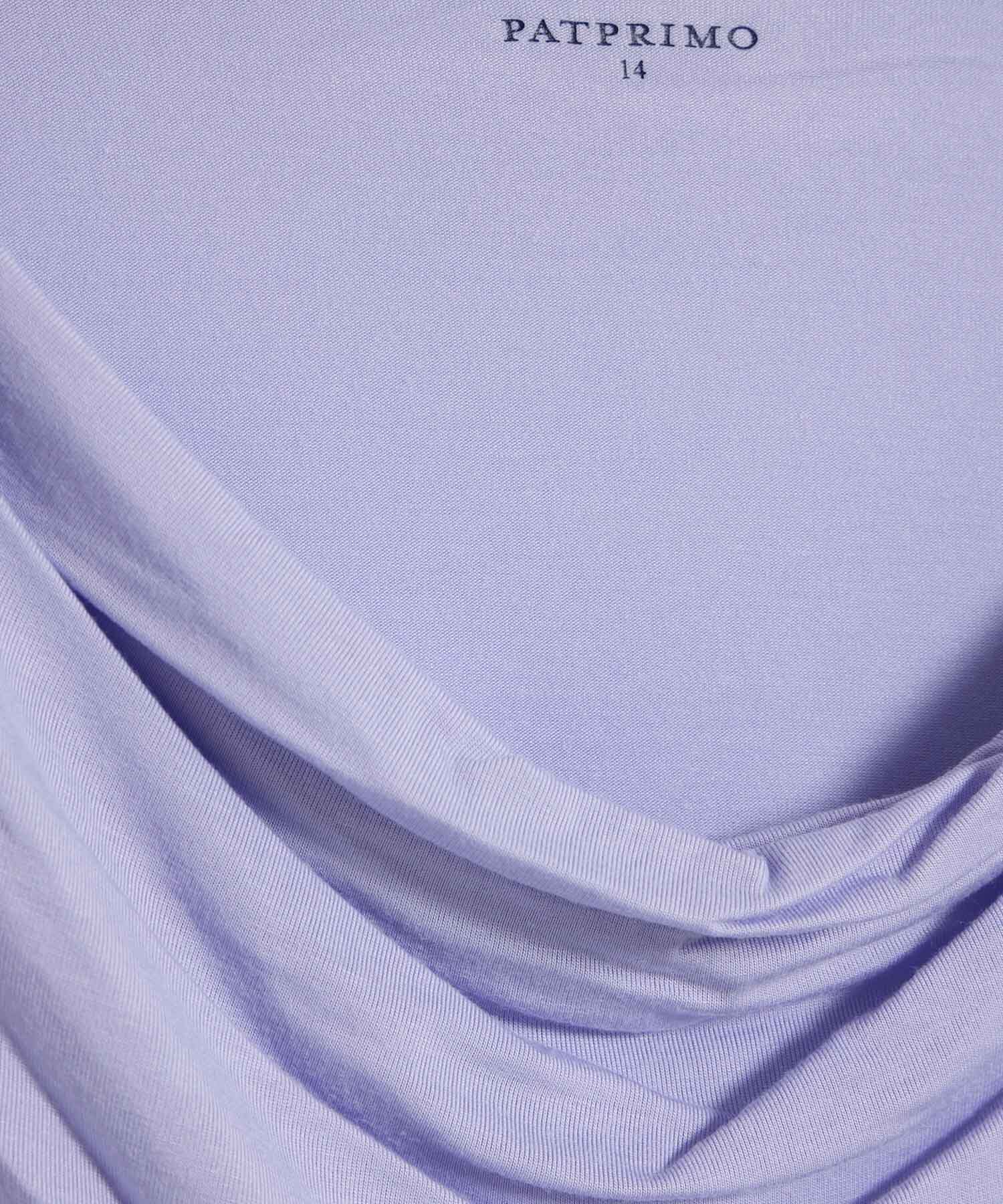 Camiseta Mujer Cuello Drapeado Manga 3/4 Elegante