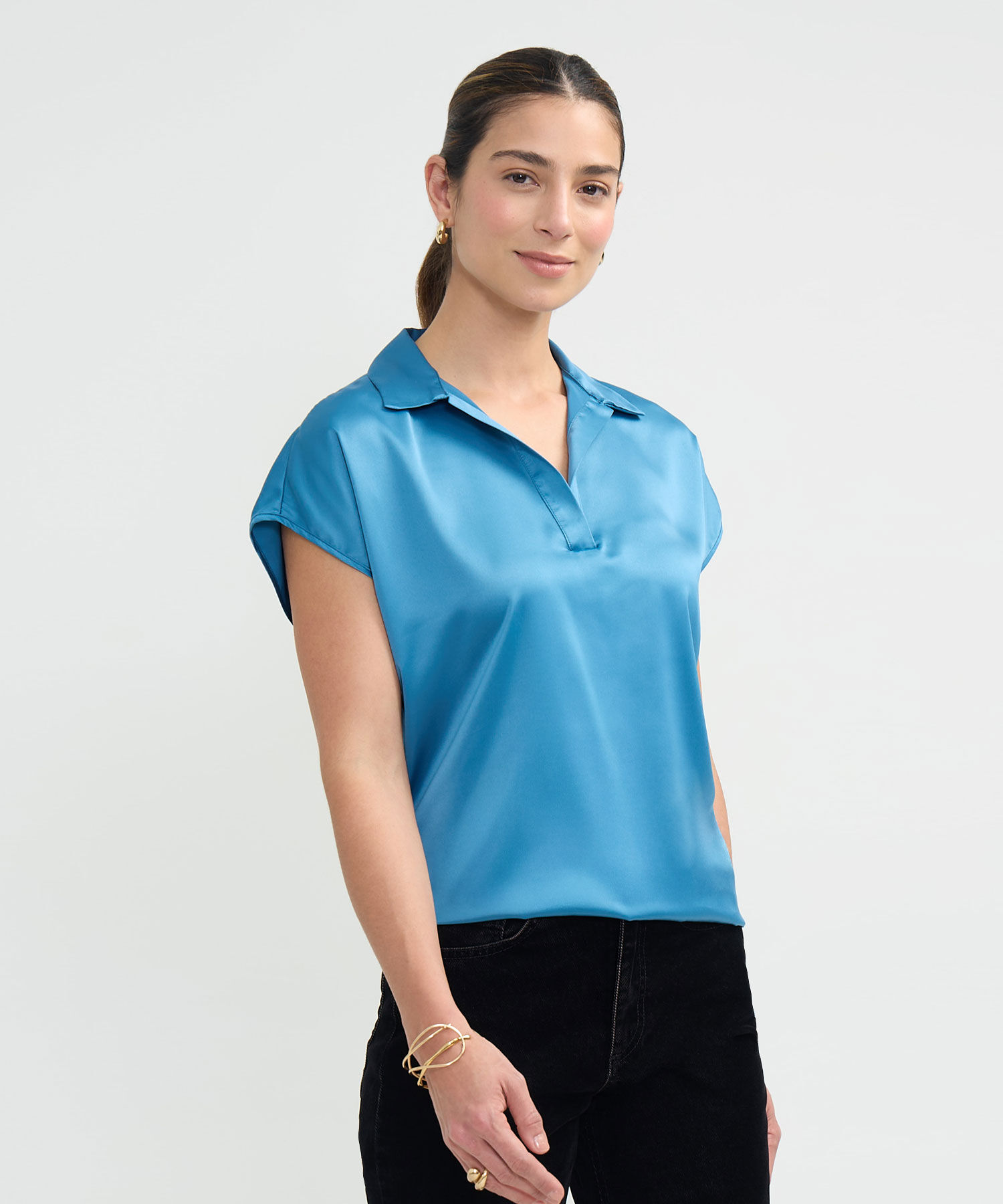 Blusa Satinada