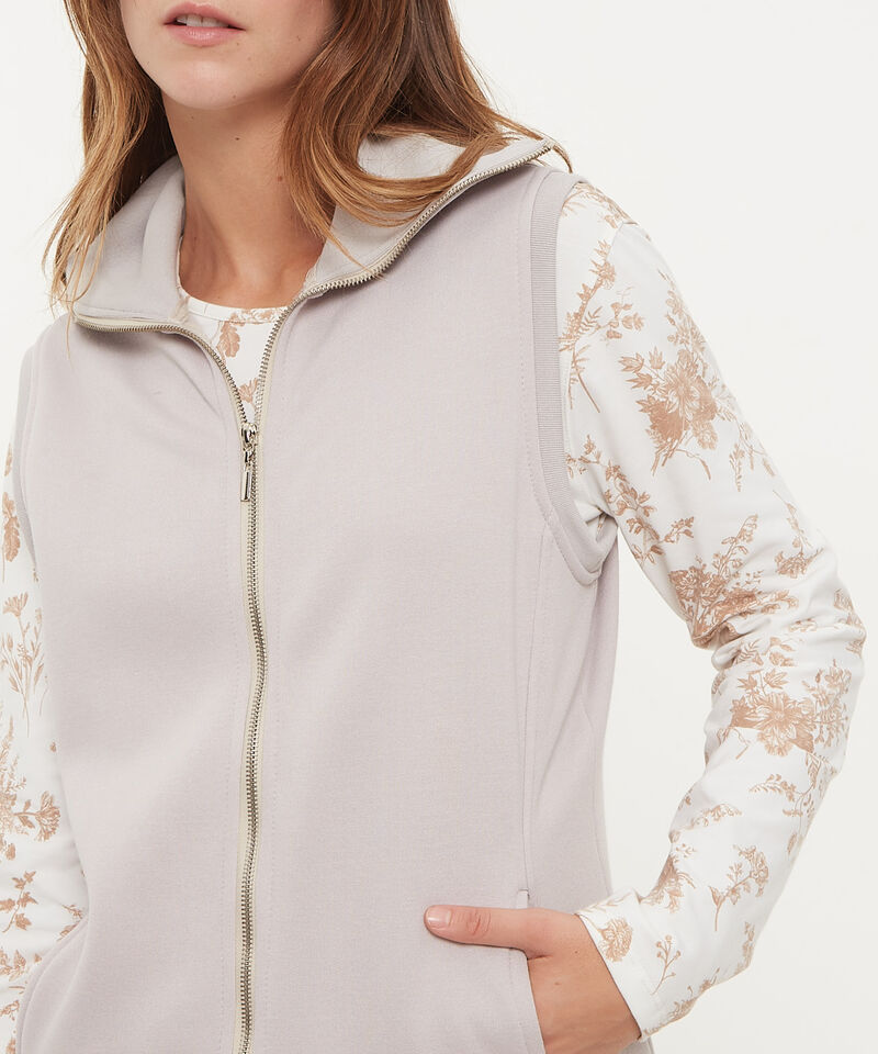 Sudadera Con Bolsillos Y Rib