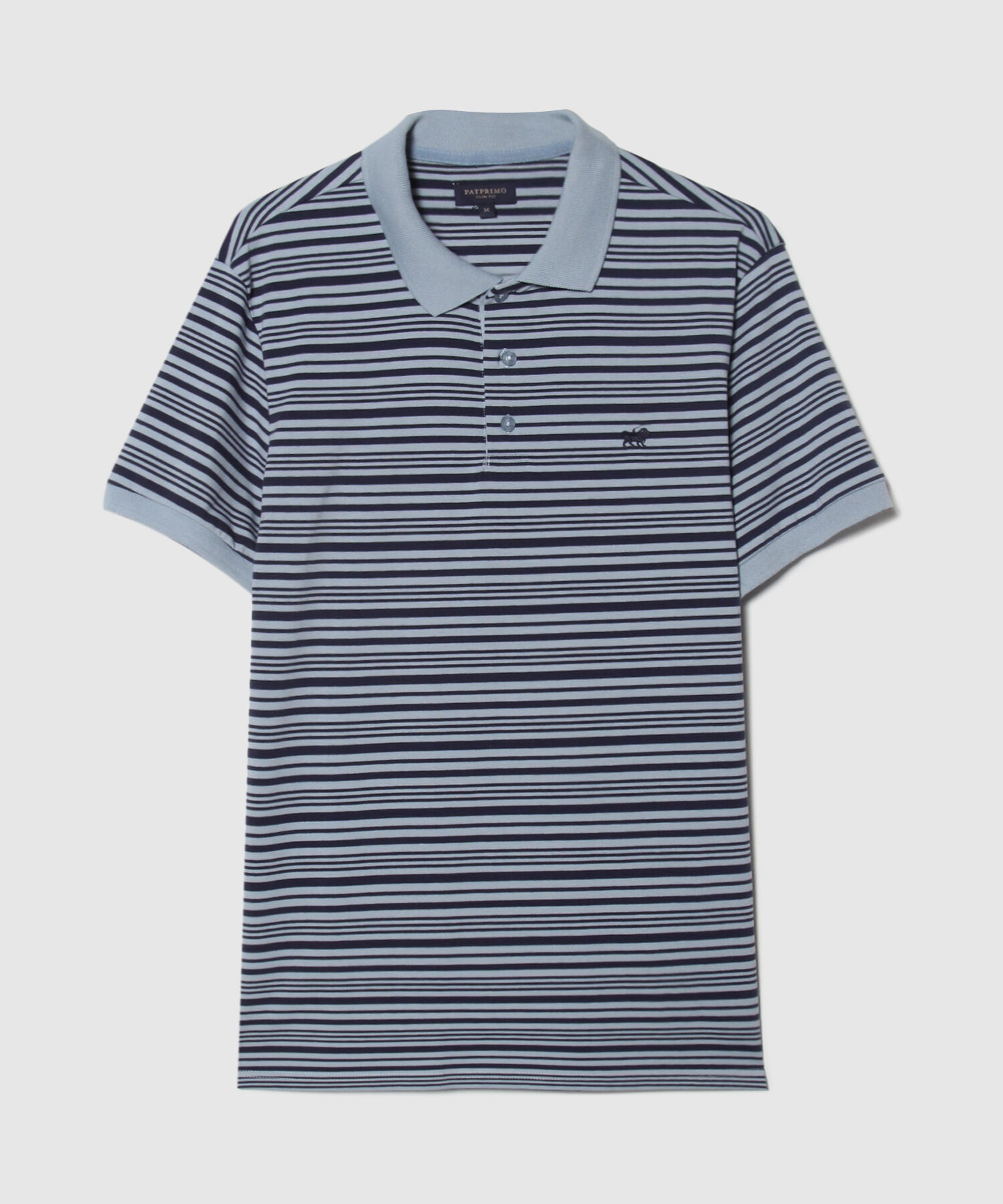 Polo, Cuello Y Puños Tejidos Con  Slim Fit