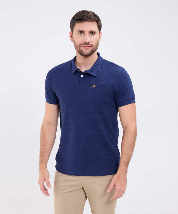 Polo Cuello Tejido Con Bolsillo Para Hombre image number null