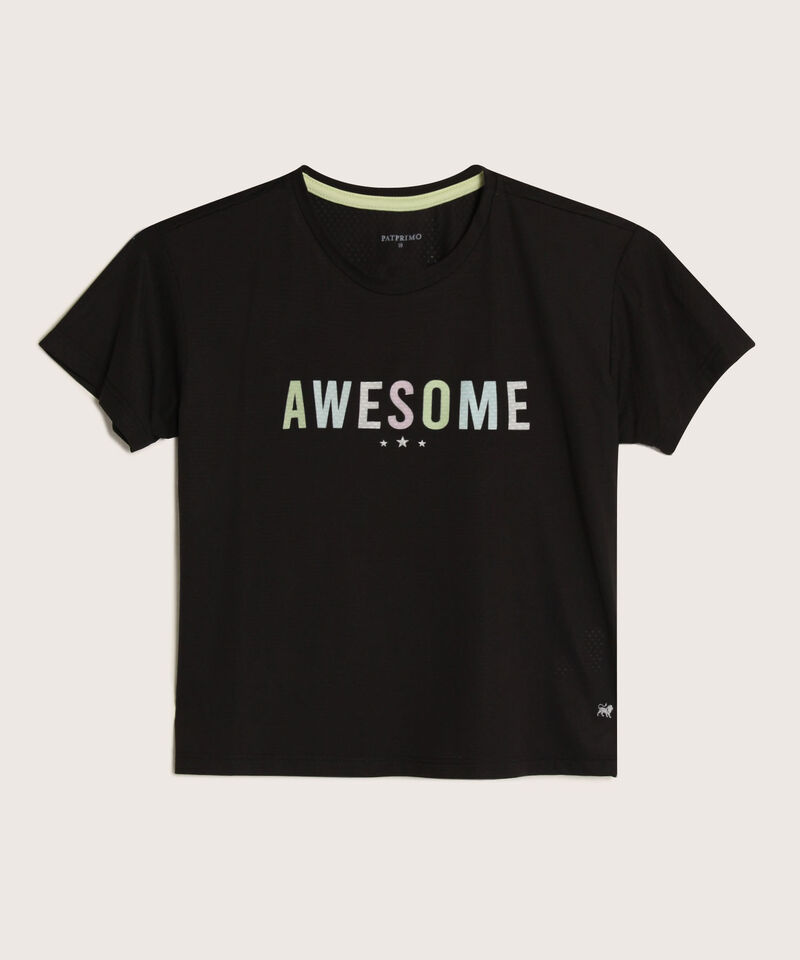 Camiseta Manga Corta Con Screen
