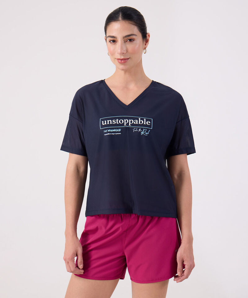 Camiseta Estampada Deportiva 