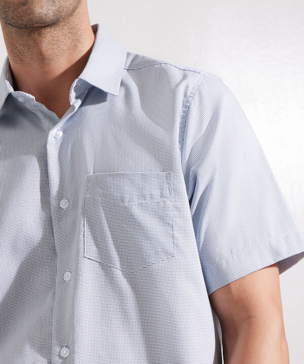 Camisa Estampada con Bolsillo image number null