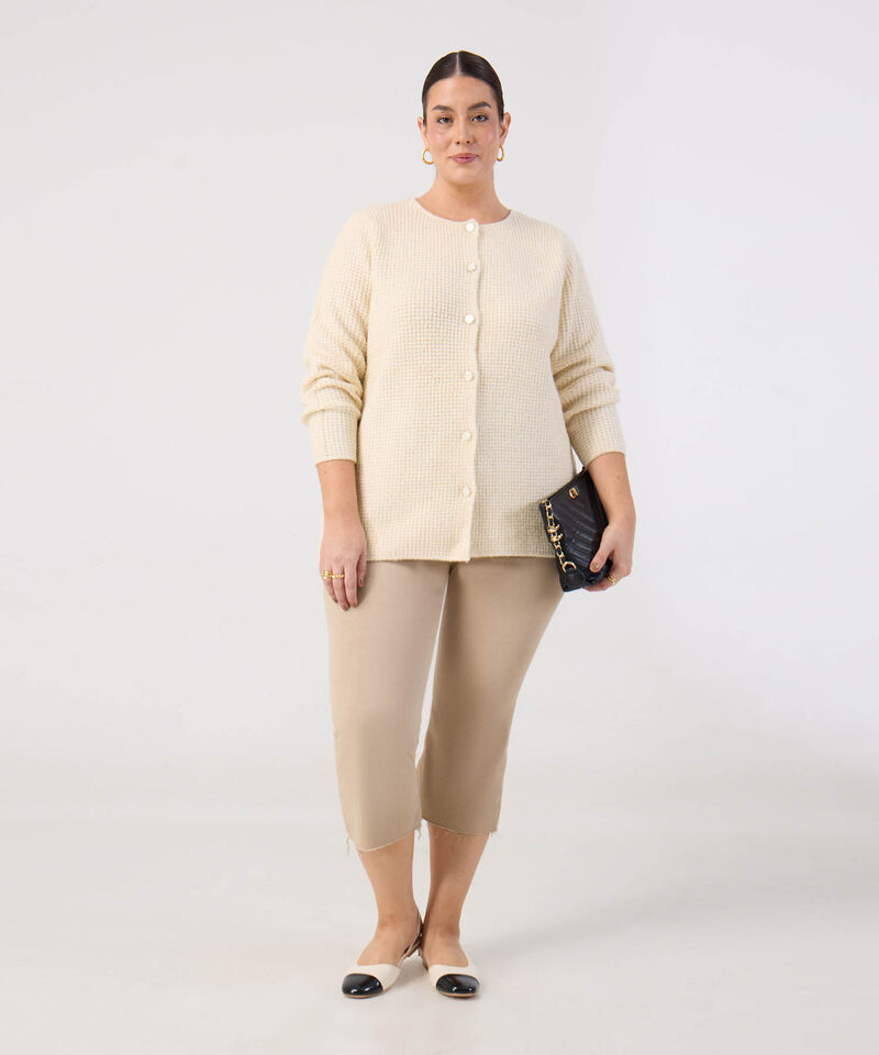 C&aacute;rdigan En Tejido De Punto Para Mujer Curvy