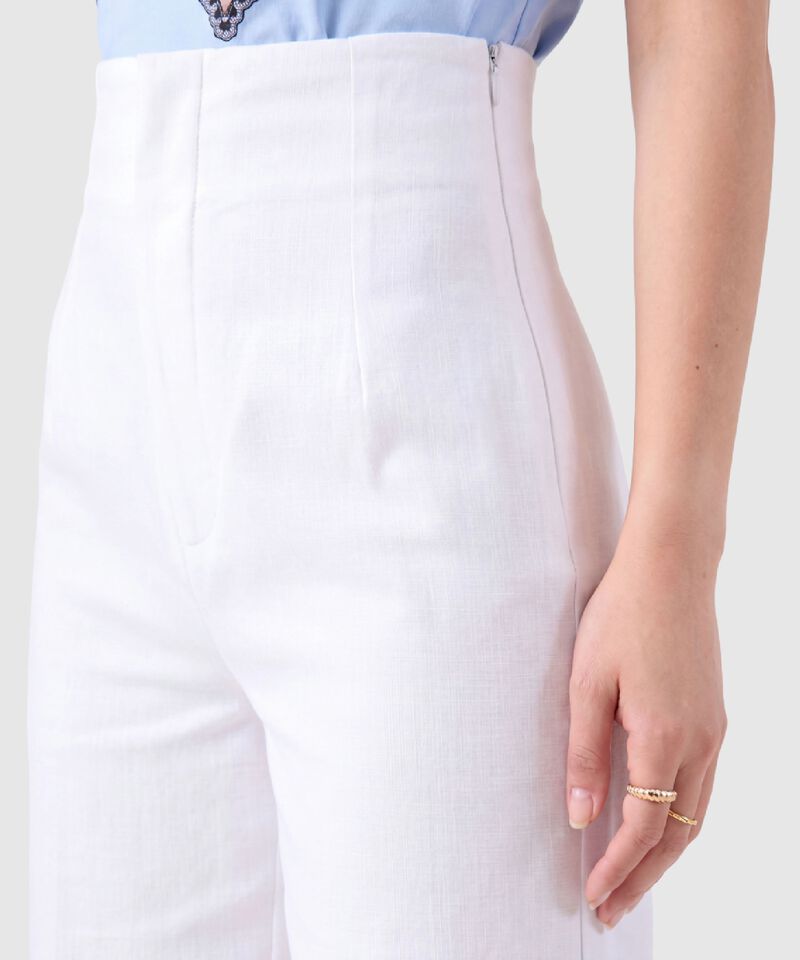 Pantal&oacute;n Tiro Alto Bota Ancha Mujer