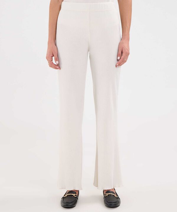 Pantalón Flare Texturizado image number null
