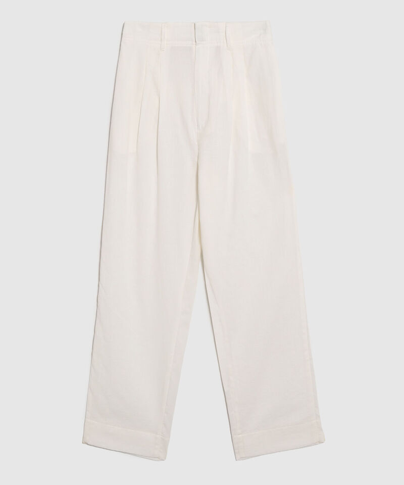 Pantal&oacute;n Cl&aacute;sico Con Pinzas Para Mujer