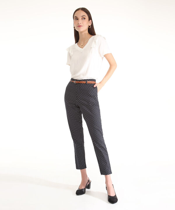 Pantalón Chino Estampado image number null