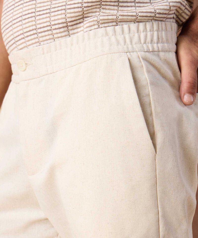 Pantal&oacute;n de Textura Suave Pierna Ancha Para Hombre