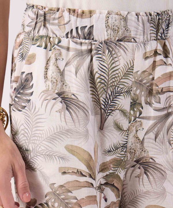 Pantalon Estampado Fluido  image number null