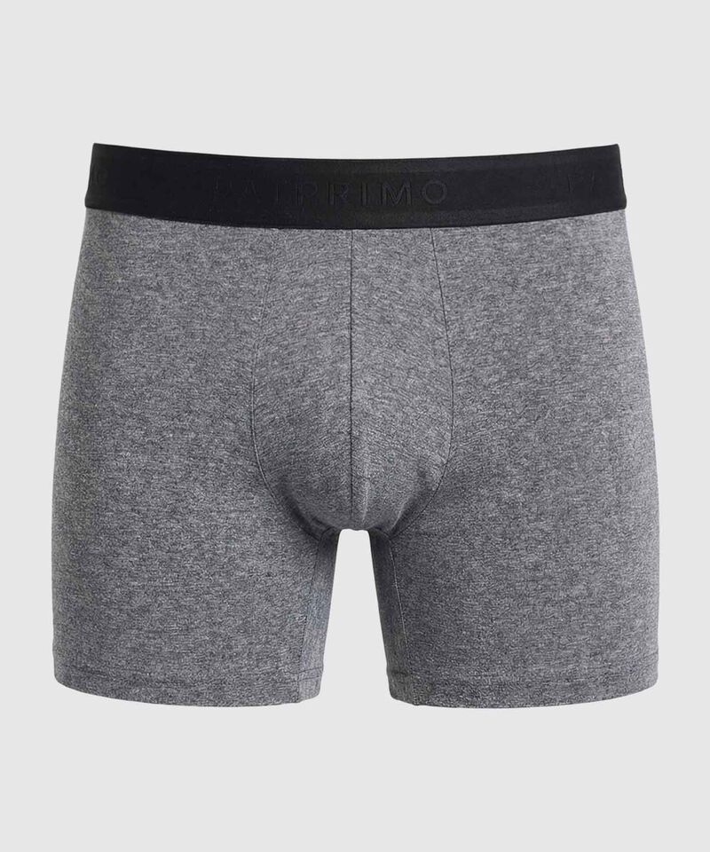 B&oacute;xer Medio Unicolor Para Hombre