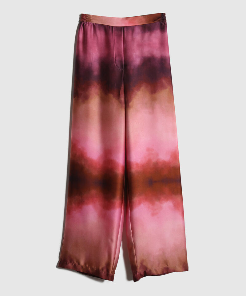 Pantalon Fluido Encauchado En Cintura