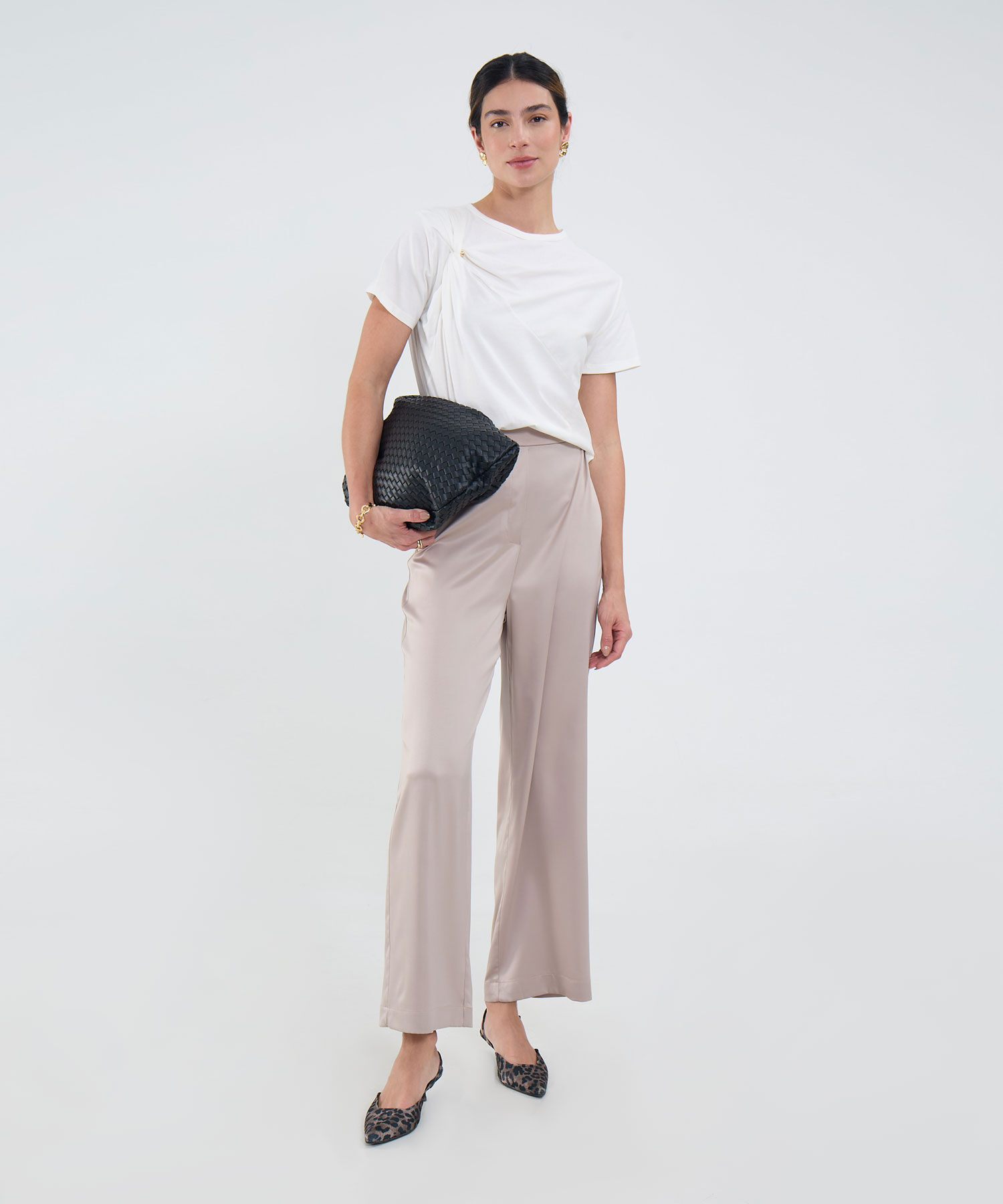 Pantalón Casual Tiro Alto