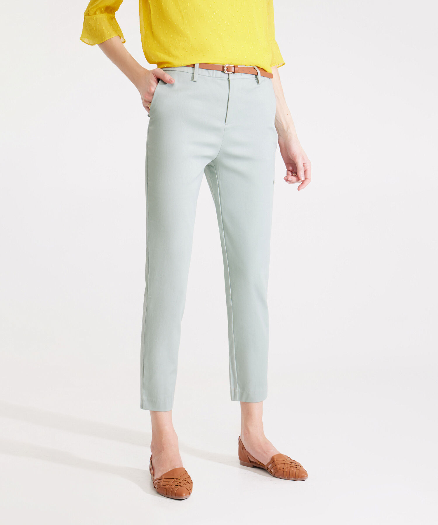 Pantalón Chino Unicolor