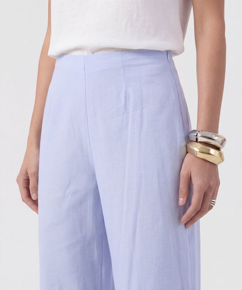 Pantal&oacute;n Culotte Con Pinzas Frontales Mujer