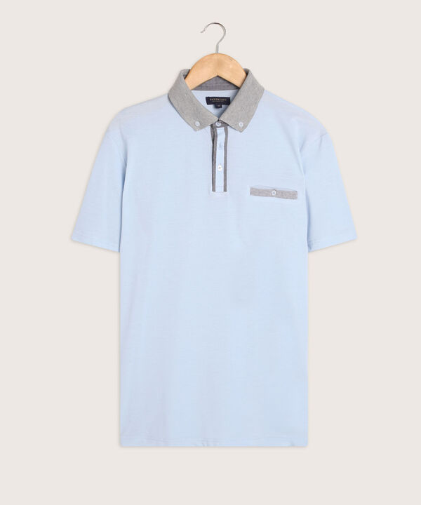Polo Cuello Tejido, Con Bolsillo