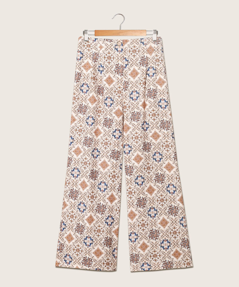Pantalón Estampado Palazzo