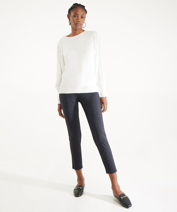 Leggings Preteñido Con Corte En Frente image number null