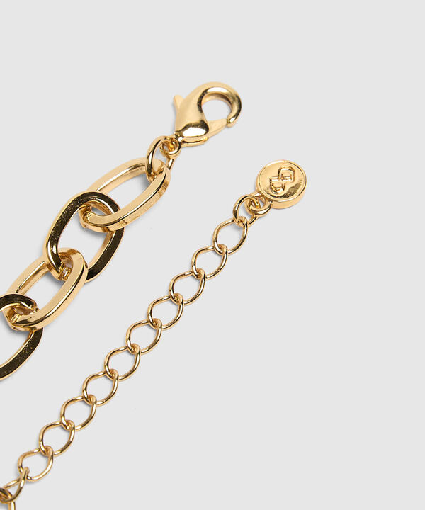 Pulsera De Eslabones Con Dijes Mujer
