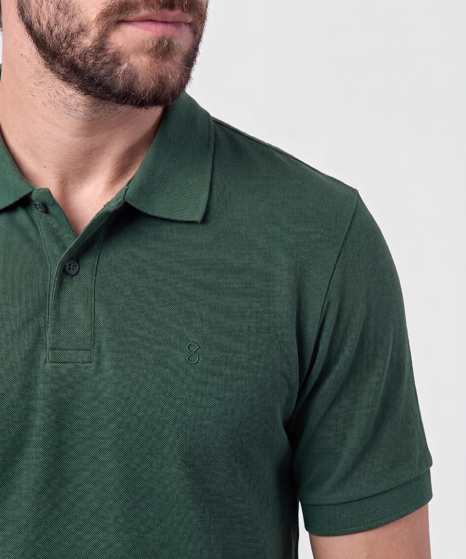 Polo Con Bordado Para Hombre