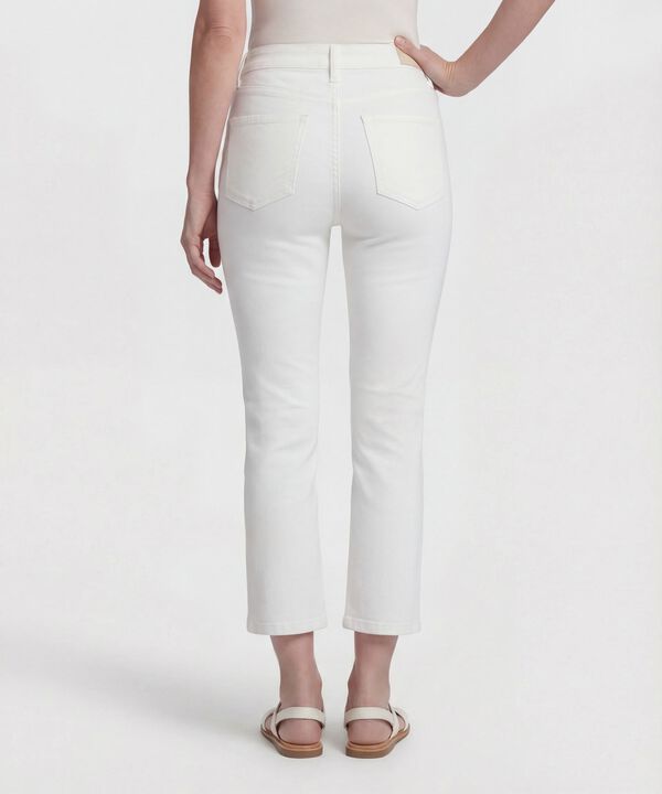 Jeans Cropped Flare Off White 