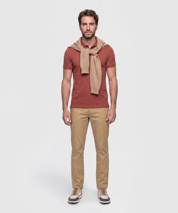 Polo con Bordado Para Hombre
