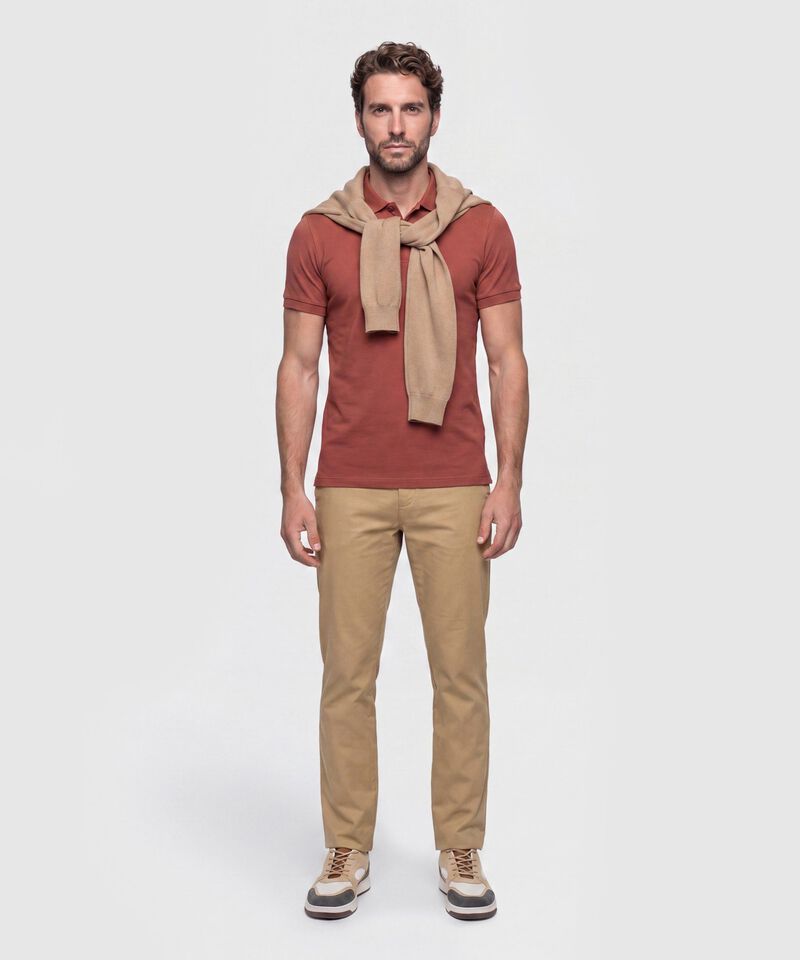 Polo con Bordado Para Hombre