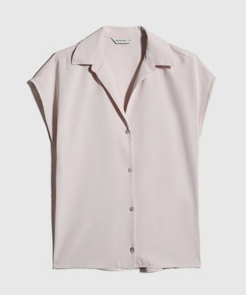 Camisa Manga Corta Corrida Unicolor