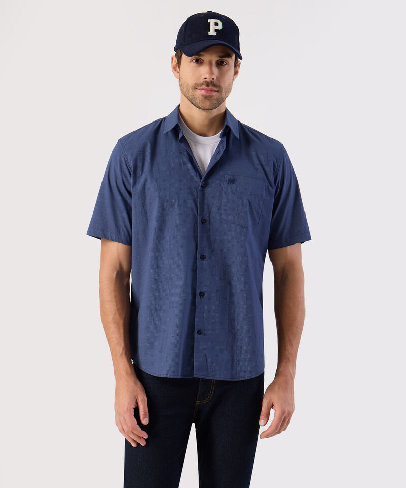 Camisa Casual Manga Corta Para Hombre