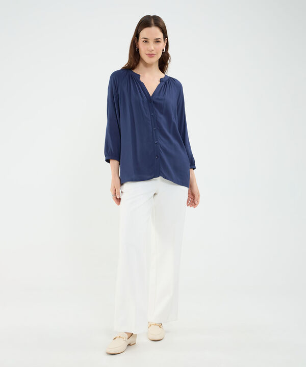 Blusa Cuello Mao