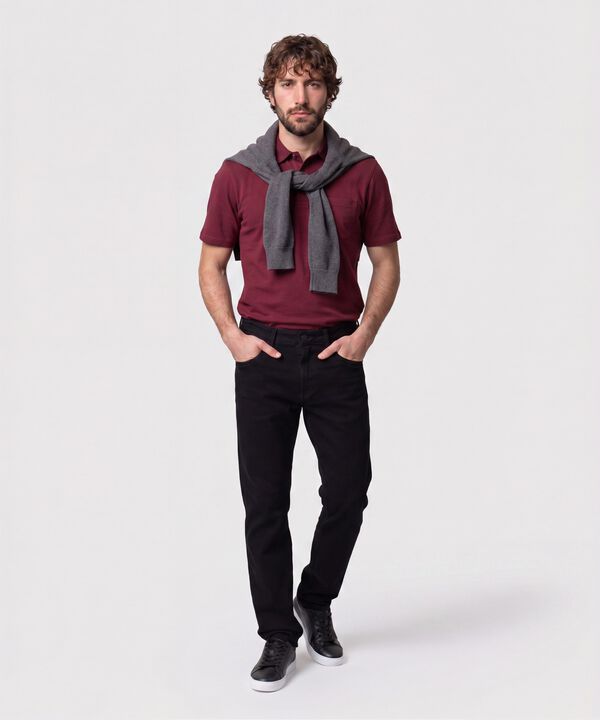 Polo Con Bolsillo De Parche Para Hombre