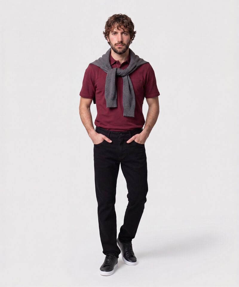 Polo Con Bolsillo De Parche Para Hombre