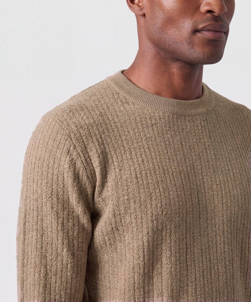 Saco De Tejido Con Textura Para Hombre
