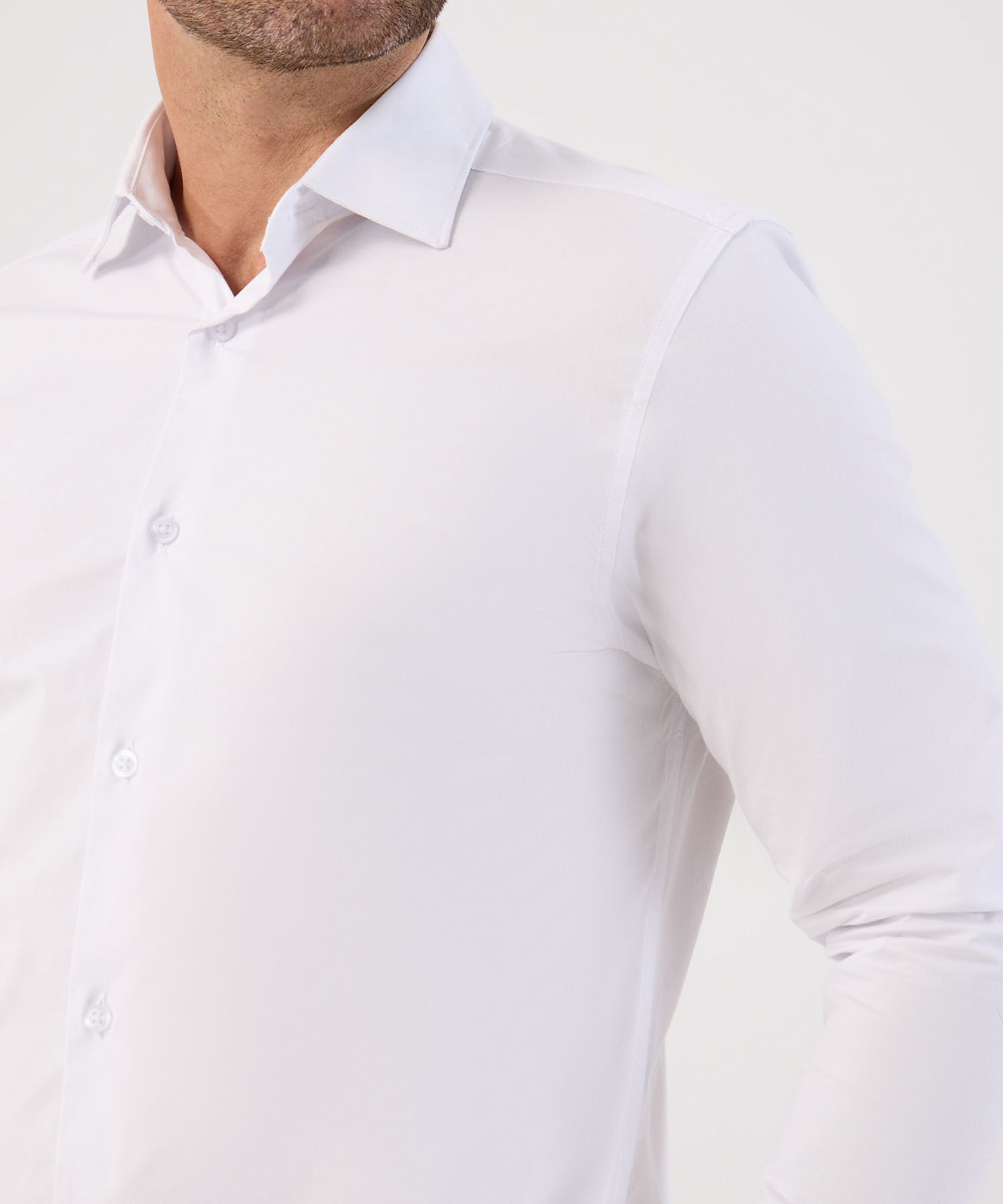 Camisa Formal De Manga Larga Para Hombre