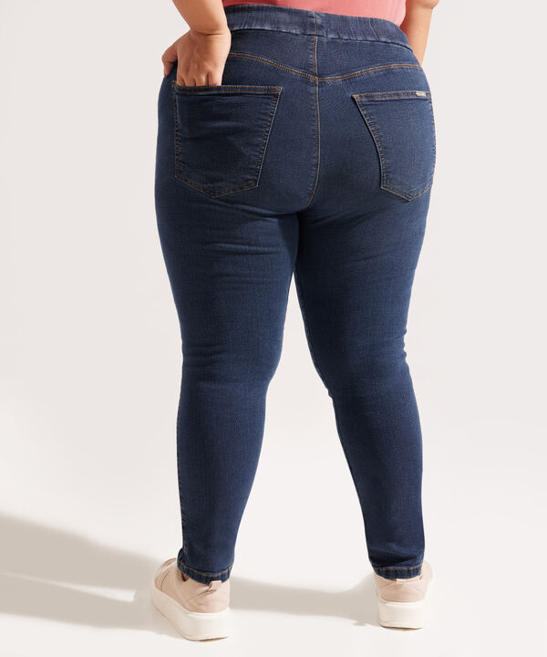 Jean Skinny Tiro Alto