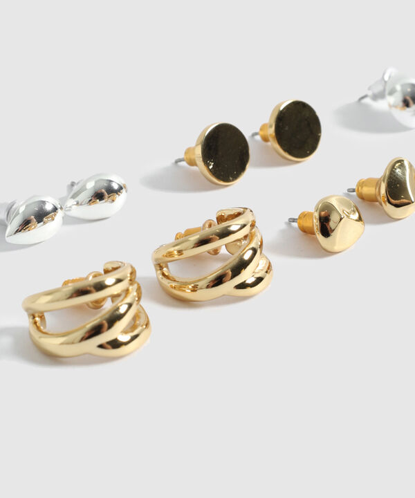 Set X6 Aretes Variados Mujer
