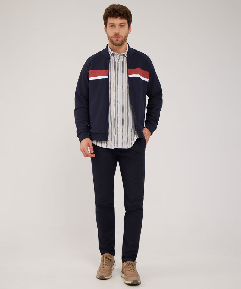 Buzo Tipo Bomber Con Cortes