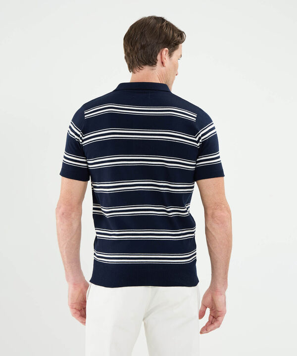 Polo Tejida Preteñida Para Hombre