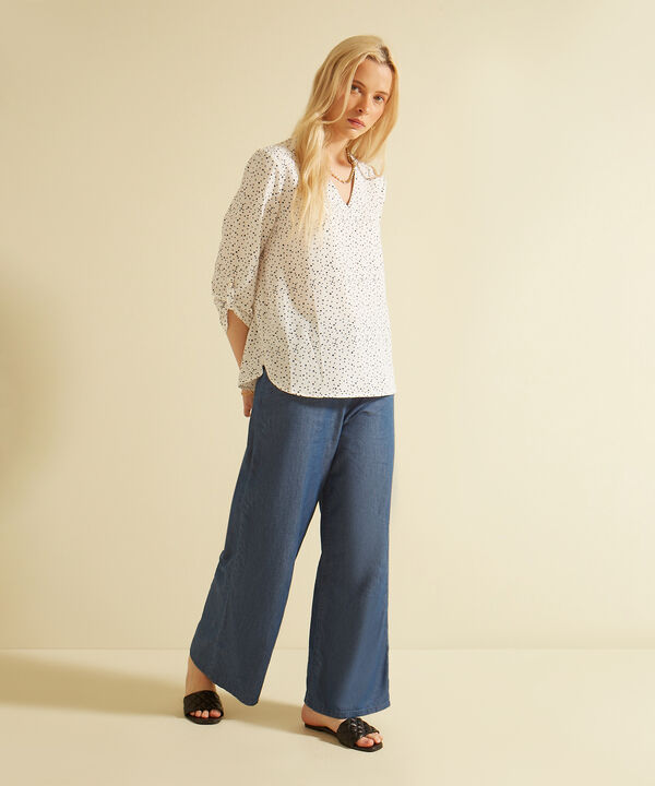 Blusa Manga 3/4 Estampada Monoproducto