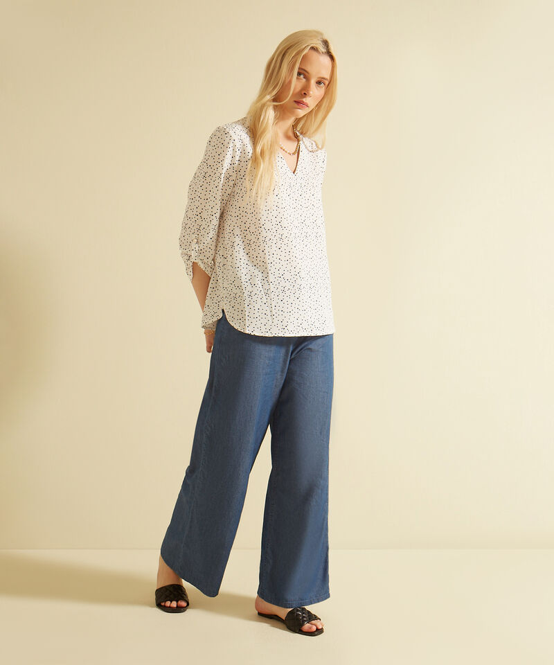 Blusa Manga 3/4 Estampada Monoproducto