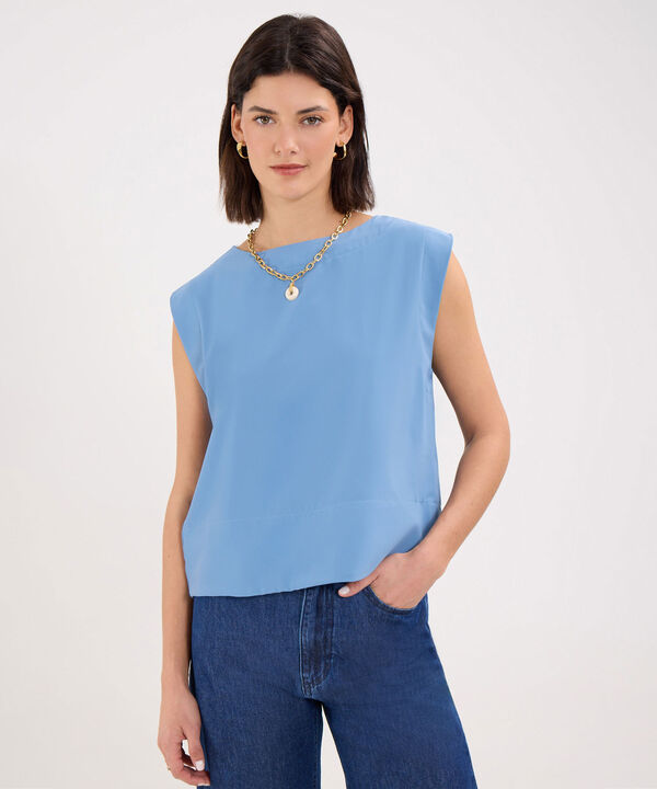 Blusa Escote Redondo