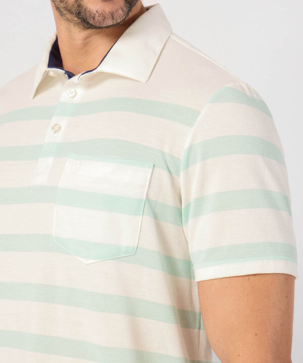 Polo A Rayas Con Bolsillo  image number null