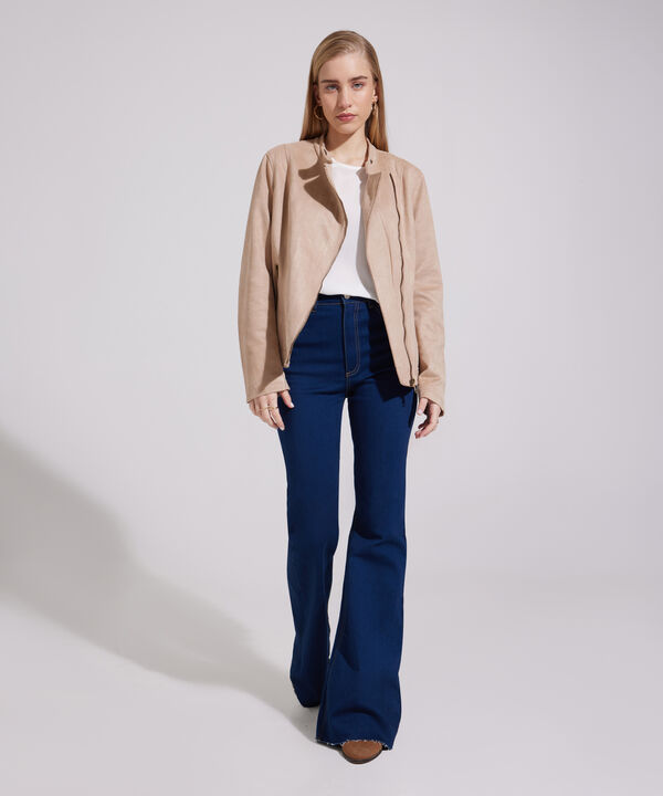 Jean Flare Azul Raw